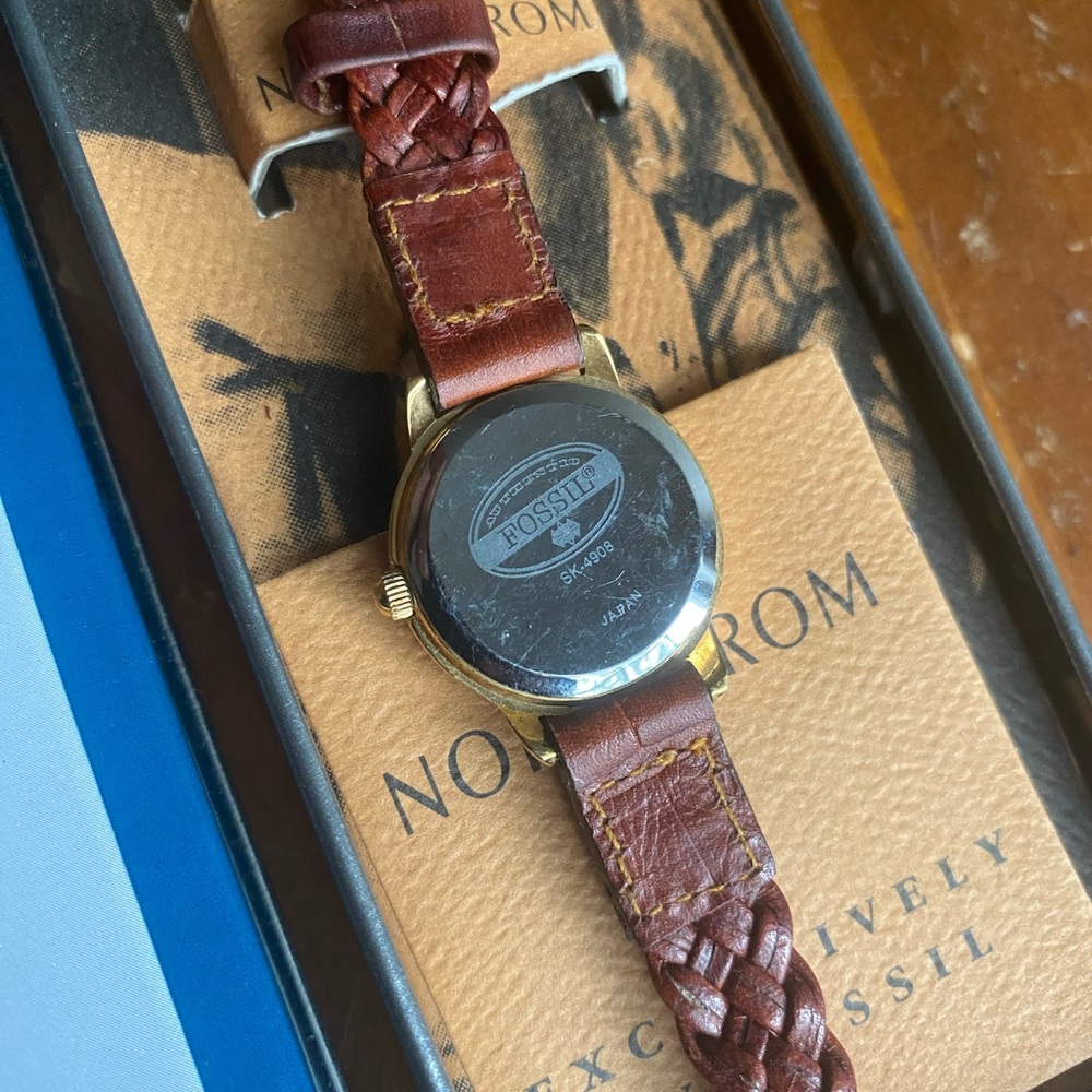 1995 SKELETON FOSSIL WATCH SK-4908 - Picture 3 of 3